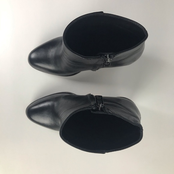 Coach Booties Justina Block Chunky Heel Studded - Picture 4 of 7